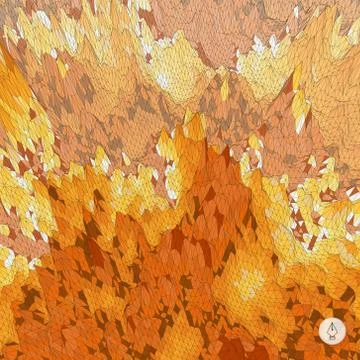 Abstract landscape background. Mosaic vector illustration イラスト素材