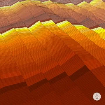 Abstract landscape background. Mosaic vector illustration 스톡 일러스트