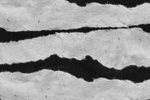Abstract landscape, black and white minimalist art illustration. Stock Illustration