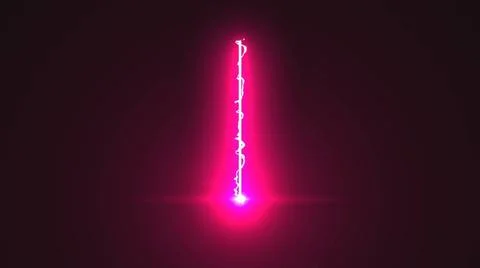 Abstract laser beam with electricity effect, 3d rendering background, ligh... Stock Photos