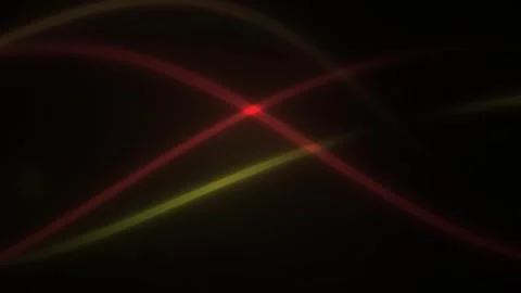 Abstract Laser Light Beams Intersecting in Dark Space. Stock Footage 341795913