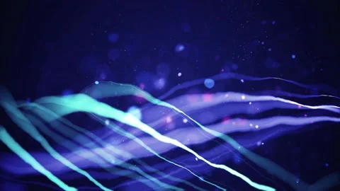 Abstract Laser Light inside Fluid Stock Footage 144273107