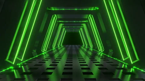 Abstract Laser Tunnel Background Video stock 253108935