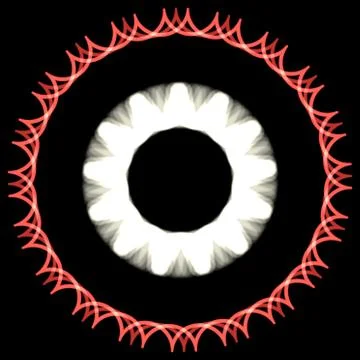 Abstract laser waves Stock Illustration