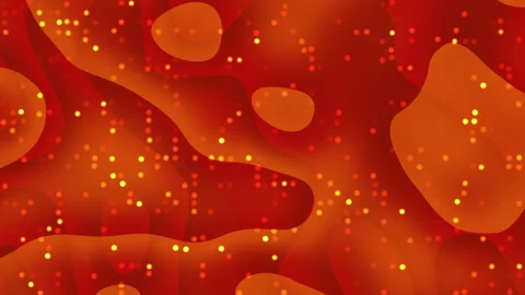 Abstract Lava Flow with Glittering Particles Seamless Loop Animation Stock Footage 339705729