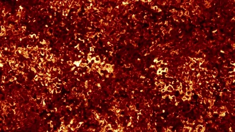 Abstract lava glowing edge transition on alpha background Stock Footage 237579977
