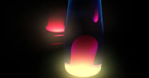 Abstract lava lamp light motion Stock Footage 328634317