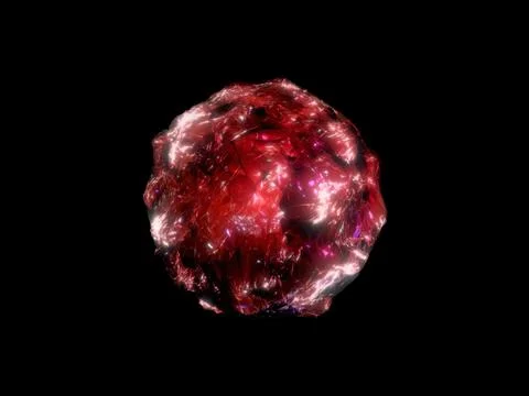 Abstract lava planet ball explosion galactic space planet select path ps Illustrazione stock