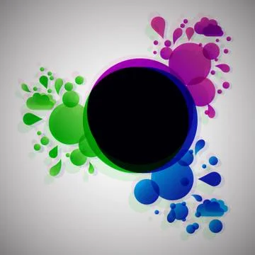 Abstract lava with radial background Stock-Illustration