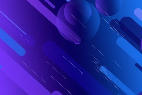 Abstract lavender and blue gradient background with floating circles and su.. Stock Illustration