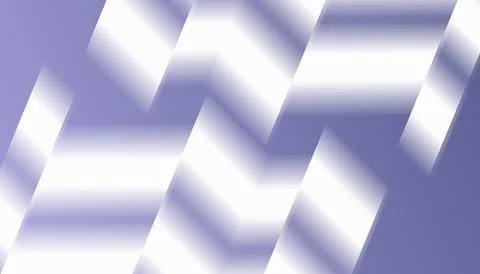 Abstract Lavender Geometric Background with White Zigzag Light Motion Stock Illustration