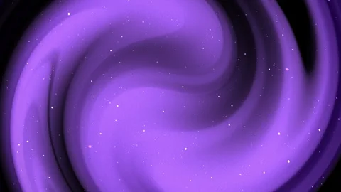 Abstract Lavender Gradient Swirl Background with Sparkling Particles Видео 337198554