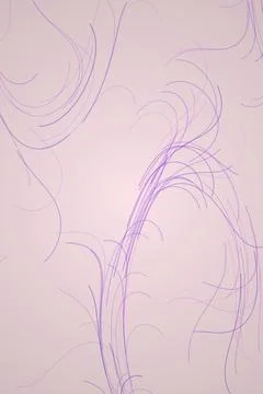 Abstract Lavender Lines on Blush Background Stock Illustration