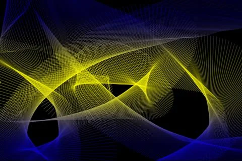 Abstract lavender wave lines soft flowing light background Illustrazione stock