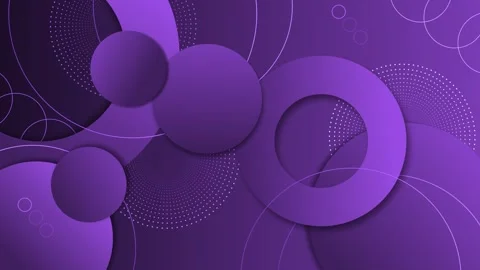 Abstract layered circles and rings with dotted halftone accents background .. Stock Footage 333907300