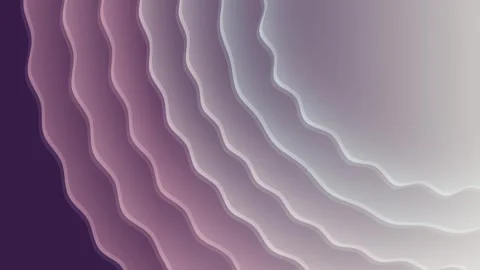 Abstract Layered Design With Soft Gradient Colors Of Purple And Blue Creating A  Stock Footage 302250569