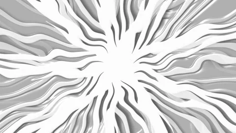 Abstract layered paper cut burst with flowing ribbon-like shapes converging.. Stock Footage 334760662