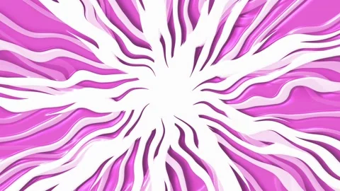 Abstract layered paper cut burst with flowing ribbon-like shapes converging.. Stock Footage 334760666