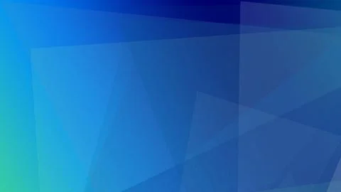 Abstract layered polygons in cool blue tones provide a calm, high-tech back.. Illustrazione stock
