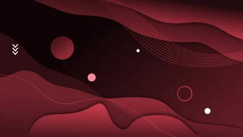 Abstract layered wave background with flowing lines circles and soft glowin.. Stock Footage 339289401