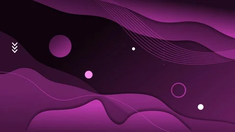 Abstract layered wave background with flowing lines circles and soft glowin.. Stock Footage 339289464