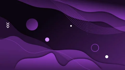 Abstract layered wave background with flowing lines circles and soft glowin.. Stock Footage 339289540