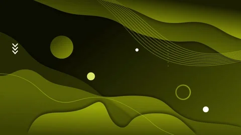 Abstract layered wave background with flowing lines circles and soft glowin.. Stock Footage 339289728