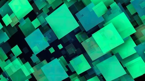 Abstract layering of rectangles Illustrazione stock