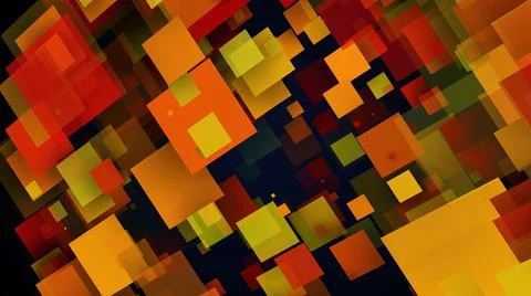 Abstract layering of rectangles Stock Illustration