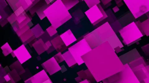 Abstract layering of rectangles Quadrangular shapes in 3d render of random... Foto stock