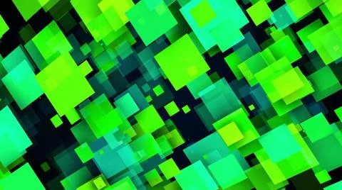 Abstract layering of rectangles Quadrangular shapes in 3d render of random... Foto stock