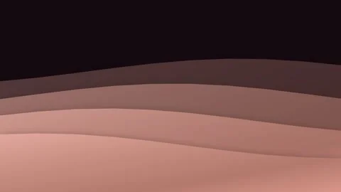 Abstract layers of soft peach and brown tones creating a minimalist landscape Stockbeeldmateriaal 338310731