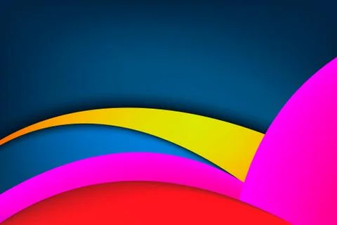 Abstract Layers Wave Background Stock Illustration