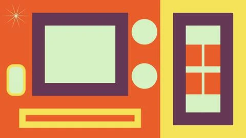 Abstract Layout Illustrazione stock