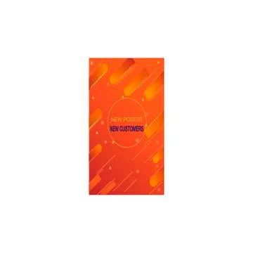 .Abstract layout template with colorful poster on white background for banner Stock Illustration