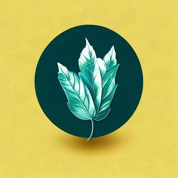 Abstract Leaf icon vector concept for nature Stock Illustration