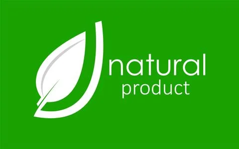 Abstract Leaf Logo design vector template linear style. Stock Illustration