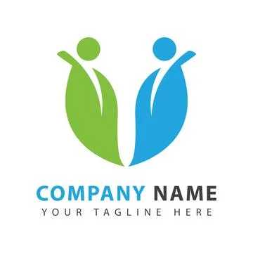 Abstract leaf logo Stock Illustration