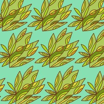 Abstract leaf pattern Stock Illustration