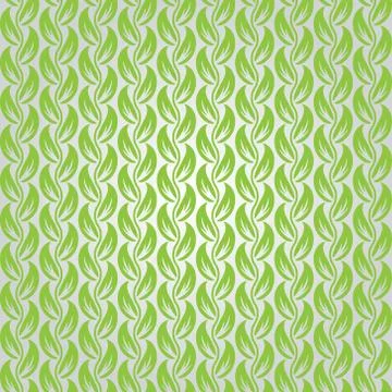 Abstract leaf seamless pattern with ethnic ornament Stock Illustration