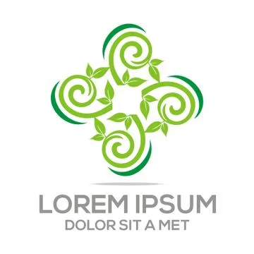 Abstract Leaf Tree Idea Concept Strategy Solution Ecology Stock Illustration