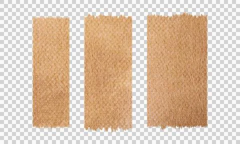 Abstract Leather Texture Adhesive Tape Strips Decorative Symbol Icon Set Is.. Stock Illustration