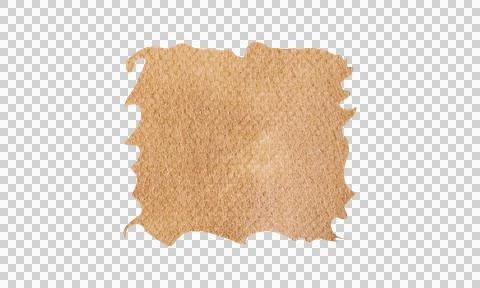 Abstract Leather Texture Torn Patch Shape Decorative Symbol Icon Isolated o.. Stock Illustration