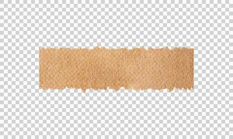 Abstract Leather Texture Torn Tape Strip Decorative Symbol Icon Isolated on.. Stock Illustration