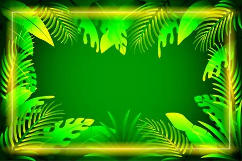 Abstract leaves background Stock Illustration