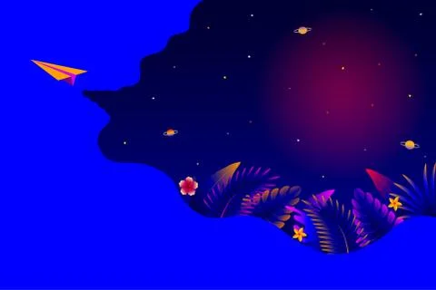 Abstract leaves background Stock Illustration