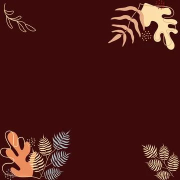 Abstract Leaves Background Stock Illustration