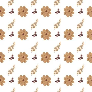 Abstract leaves pattern. abstract pattern. seamless pattern. Abstract flowe.. Illustrazione stock