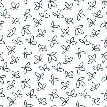 Abstract leaves pattern for fabric design. abstract foliage background. Stock Illustration