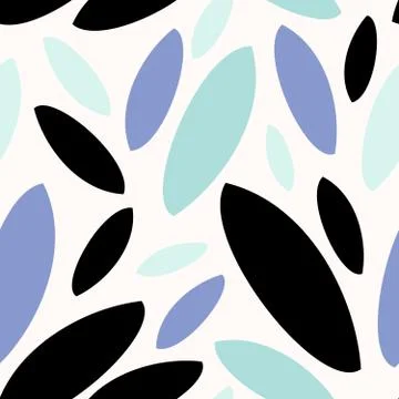 Abstract Leaves Pattern Stock Illustration